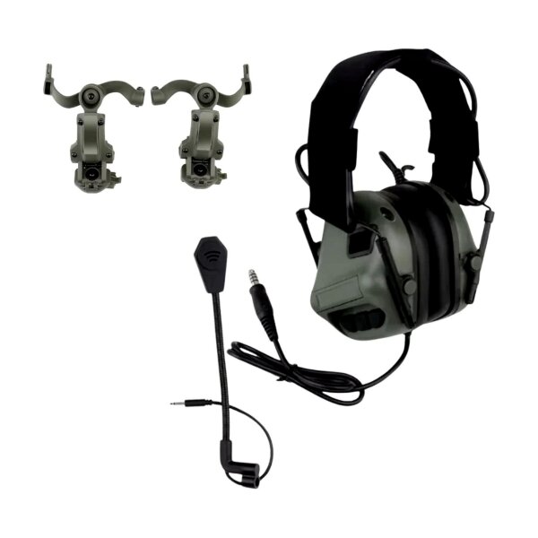 WST AMP TYPE Gen5 Tactical Active Headset – Green