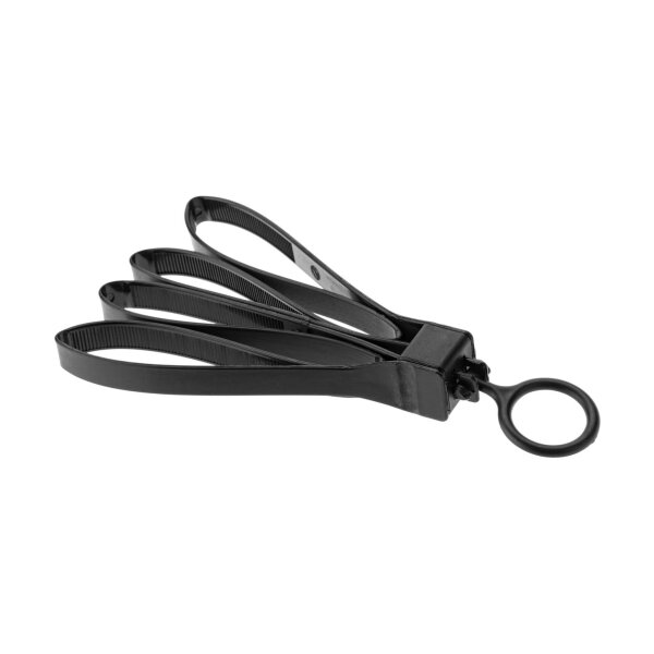 MP Cable Tie Dummy Handcuffs Black