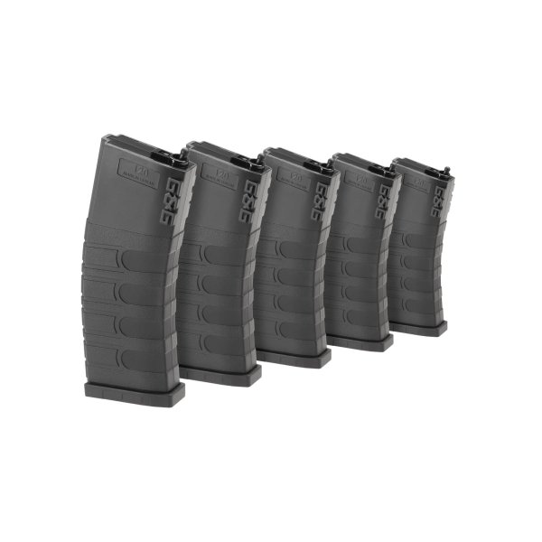 Magazine M4 Midcap 120rds 5pcs Set Black