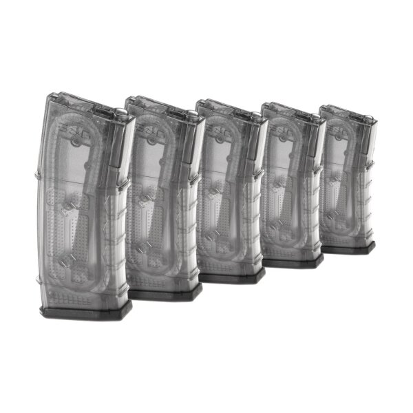 Magazine M4 Midcap 105rds 5pcs Set Transparent