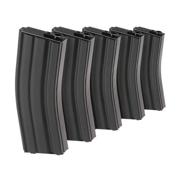 Magazine M4 Midcap 125rds 5pcs Set Black