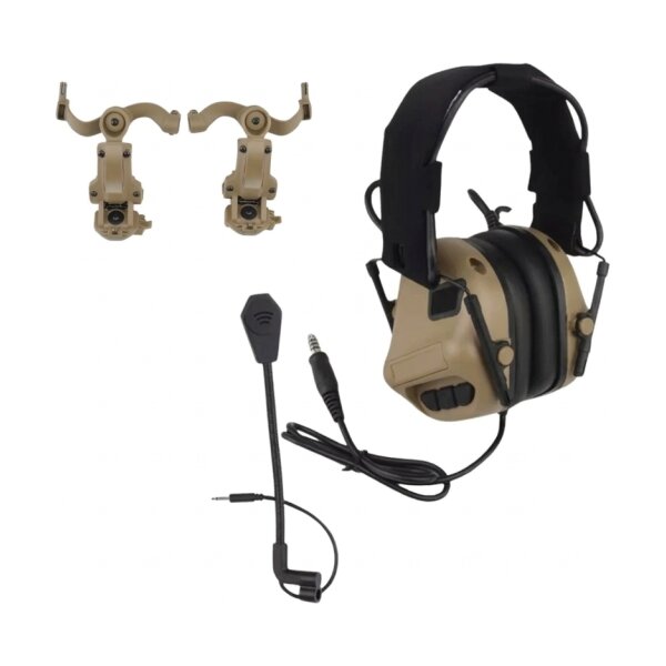 WST AMP TYPE Gen5 Tactical Active Headset – Black