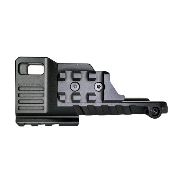 CTM AAP-01 M4XIMUS Kit CNC Extended Rail Blast Shield – Black
