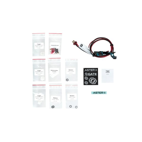 asgbox.pl - Zestaw kontrolera GATE ASTER II V3 Bluetooth® [AEG/HPA] Expert rev.2