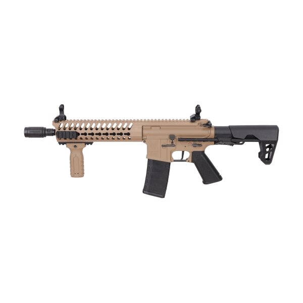asgbox.pl - Karabinek ASG King Arms M4 Striker Keymod CQB Ultra Grade II Flat Dark Earth