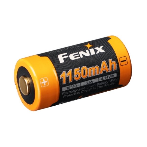 FENIX Rechargeable Li-ion Battery RCR123A 3.6V - 1150 mAh