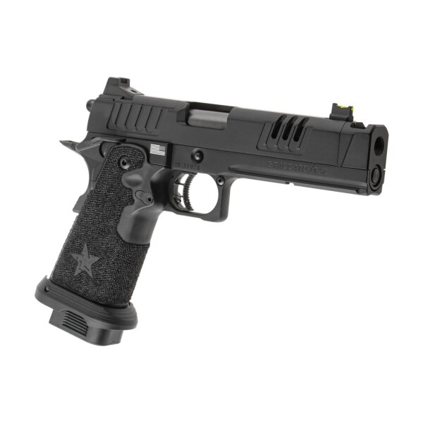 Army Armament Staccato XC 2011 GBB T8 Pistol with Muzzle Device Black