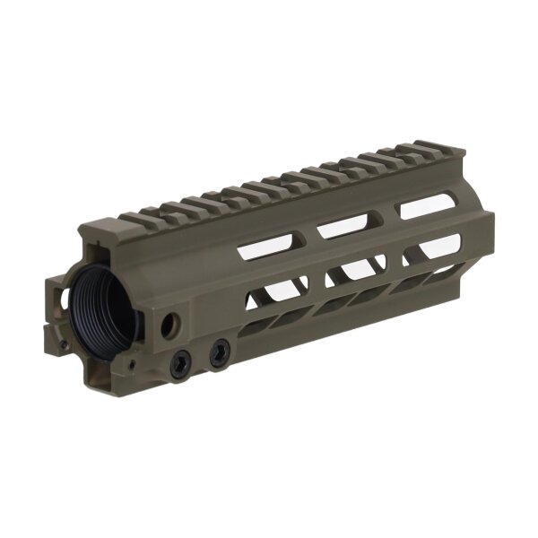 asgbox.pl - Specna Arms MK8-style szyna montażowa M-LOK 7" do replik M4/AR15 - Oliwkowa