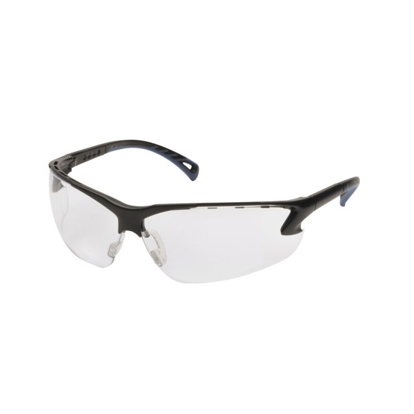 Translucent goggles and Black - Black with clear lenses