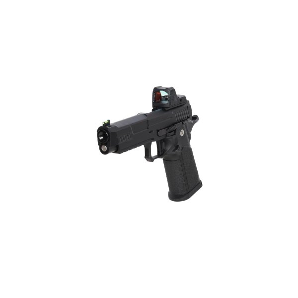asgbox.pl - Pistolet ASG Arcturus Vanguard 5" Hi-Capa GBB Optics Ready z kolimatorem ARS-1 Czarny