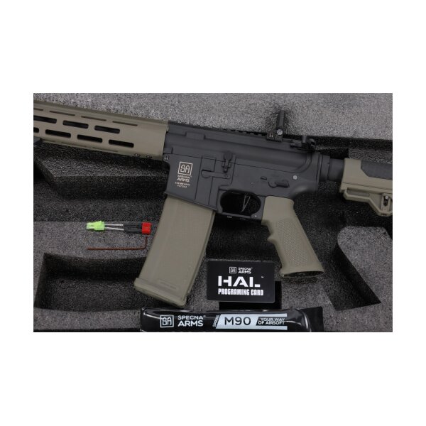 asgbox.pl - Karabinek ASG Specna Arms SA-F03 FLEX™ Gen.2 HAL ETU™ Light Ops Stock Oliwkowy