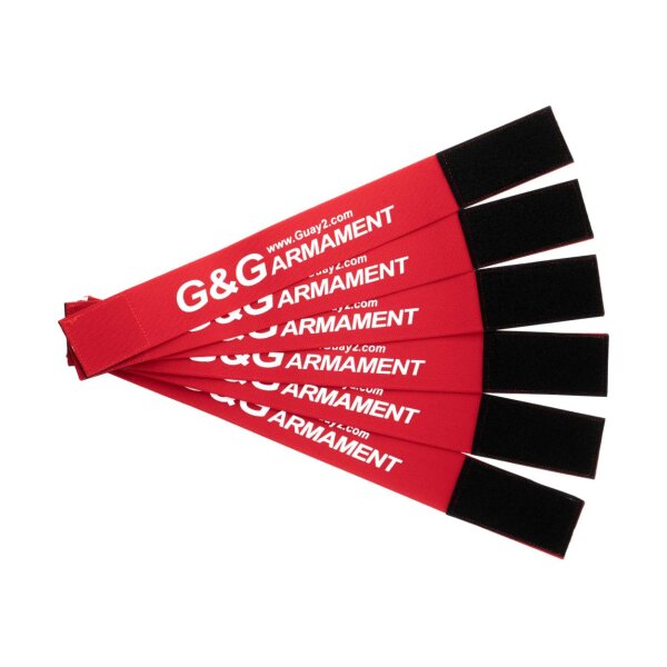 Team Armband Set 6pcs Red