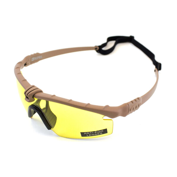 Battle Pro Thermal Sunglasses Tan / Yellow - Nuprol - Tan/Yellow