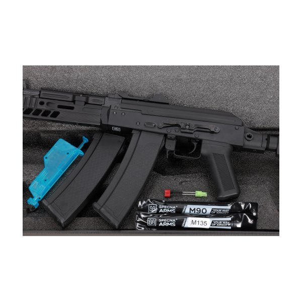 asgbox.pl - Specna Arms AK SA-PJ16 PRIME BLDC Karabin szturmowy AEG - Czarny