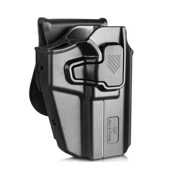 G a F Universal OWB UNI PRO Holster, Right-Handed – Black