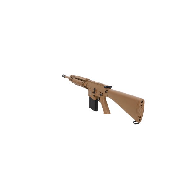 asgbox.pl - Specna Arms AR10 SA-E37 EDGE Karabin wyborowy AEG 16" (HAL) Half-Tan - OUTLET