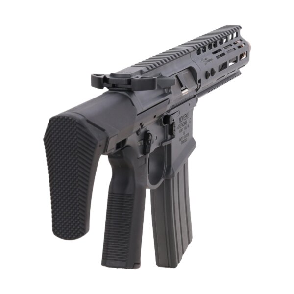 asgbox.pl - Karabinek ASG GBBR Noveske Ghetto Blaster NHR-7 7.94" MWS Gen.2 Szary
