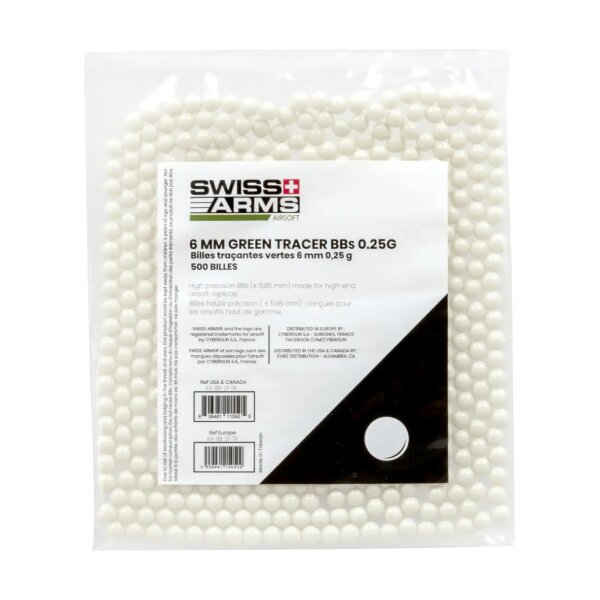 asgbox.pl - Kulki Tracer Swiss Arms 0.25g 500 szt. zielone