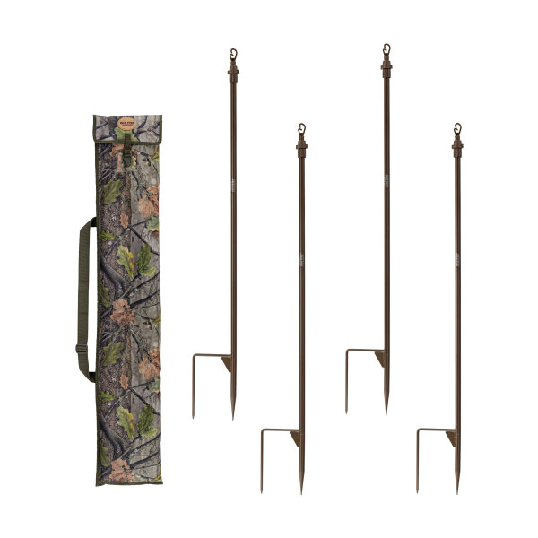 4 Piquets Super Hide pour Filet de camouflage Jack Pyke. - 4 piquets