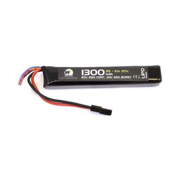 LiPo Battery 11.1v / 1300 mah 20c 1 stick -