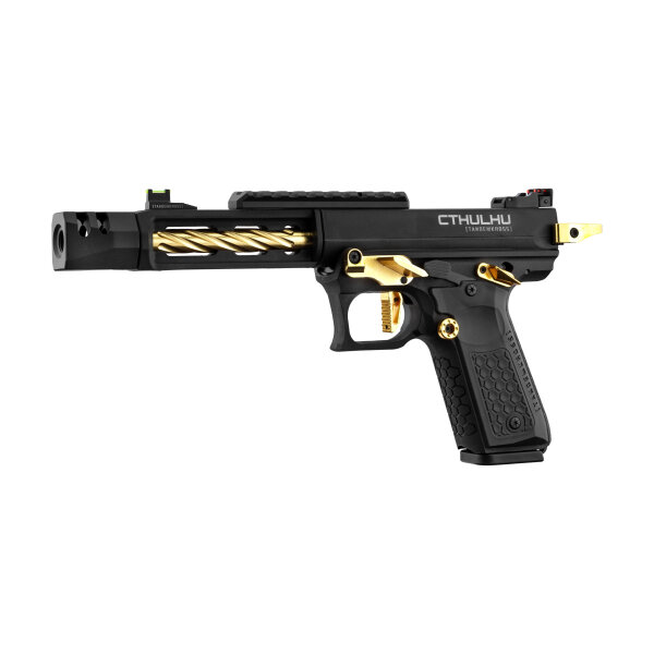 GBB Lancer Tactical CTHULHU airsoft pistol black/gold - REP LT GBB CTHULHU NOIR/GOLD  !! px NET !!