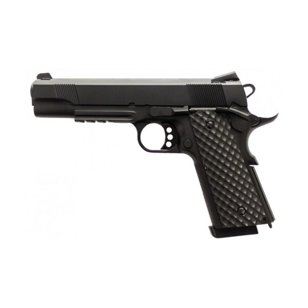 GBB Pistol 1911 MEU Rail Raven full metal gaz 1,0J -