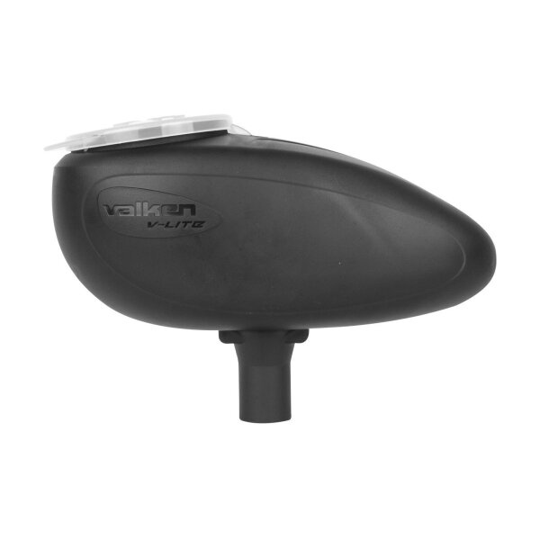 V-Lite 200 round Cal .68 paintball loader - LOADER VALKEN 200 BILLES NOIR V-LITE SYSTEME RAPIDE