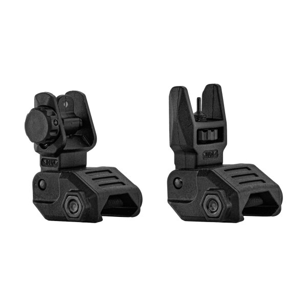 Lower adjustable flip-up sights - FLIP-UP FRONT AND AR POLYMER SIGHTS