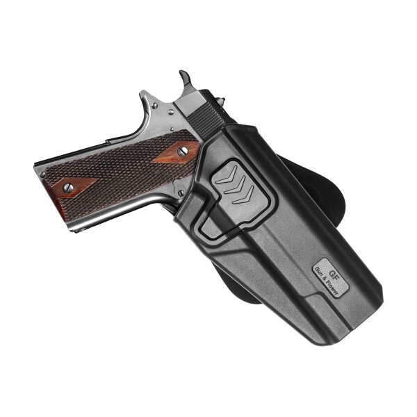 G a F OWB Holster Colt 1911 / M1911, Right-Handed – Black