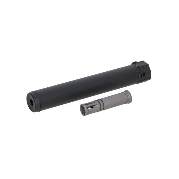 asgbox.pl - 5KU SOCOM style 7.62 SS 5KU-143 Tłumik dźwięku QD + tłumik płomienia
