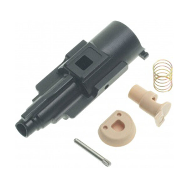 Airsoft spare parts - Complete set CNC Aluminum Nozzle for AAP01 GBB AAC COWCOW - Red