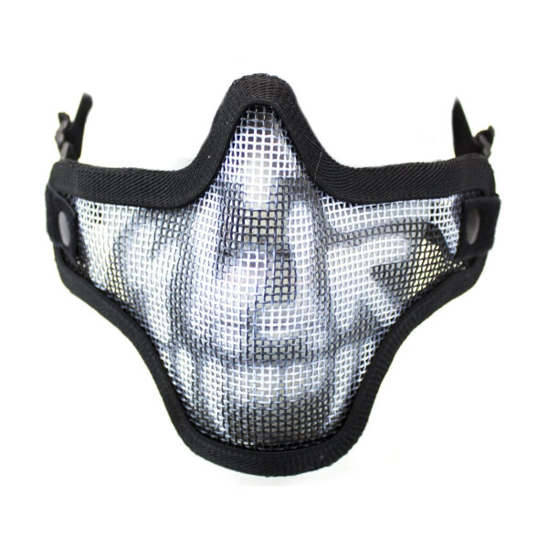 Skull Shield Mask Bottom - Black -