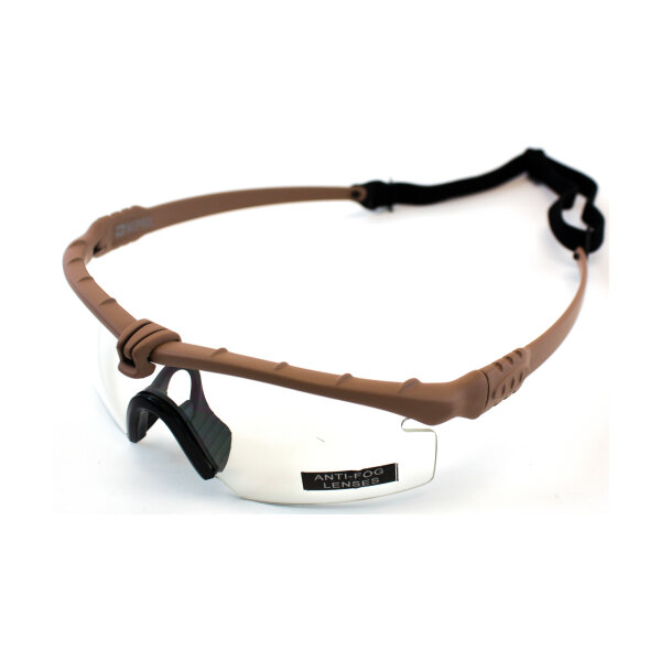 Battle Pro Thermal Sunglasses Tan / Clear - Nuprol - Tan