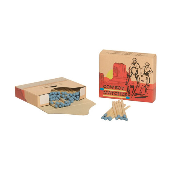 Box of 100 cowboy matches - 5 boxes of matches
