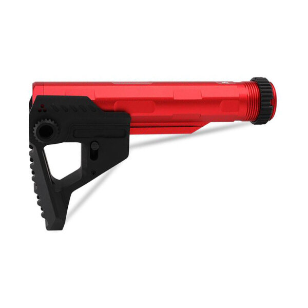 AEG airsoft Storm stock set Black and Red - BO STOCK SET STORM- RED/BLACK