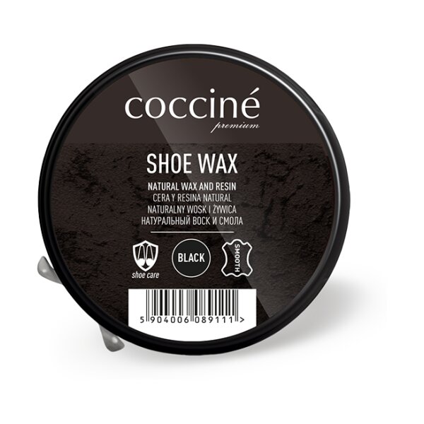 asgbox.pl - Pasta do butów Coccine Shoe Wax Premium 40g Czarny