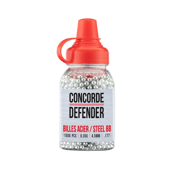 Billes acier Concorde Defender cal. 4,5 mm x 1500