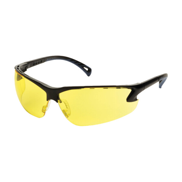 Yellow & Black safety glasses - Black with yellow lenses
