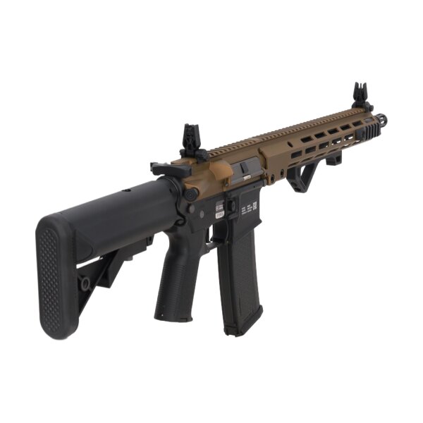 asgbox.pl - Specna Arms M4/AR15 SA-P22 PRIME BLDC Karabin szturmowy AEG 14.5" Chaos Bronze - OUTLET