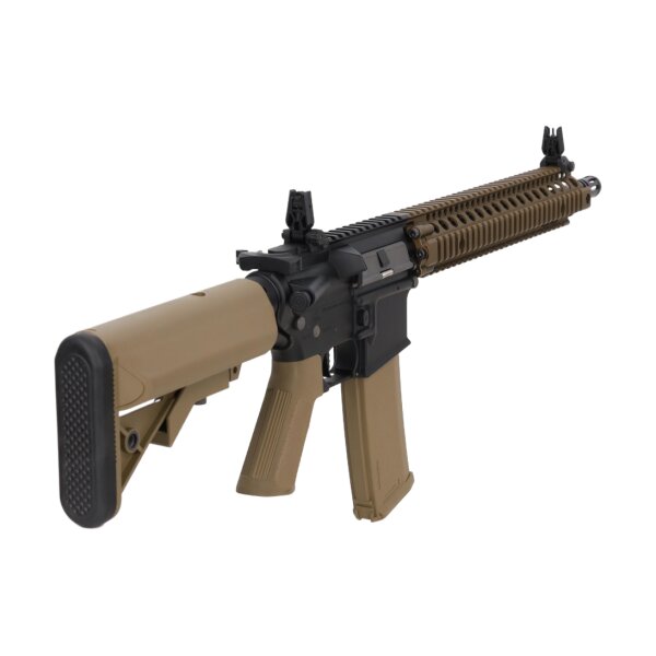 asgbox.pl - Daniel Defense MK18 SA-P26 PRIME Karabin szturmowy AEG 14.5"(Hi-Torque/HAL) Chaos Bronze - OUTLET