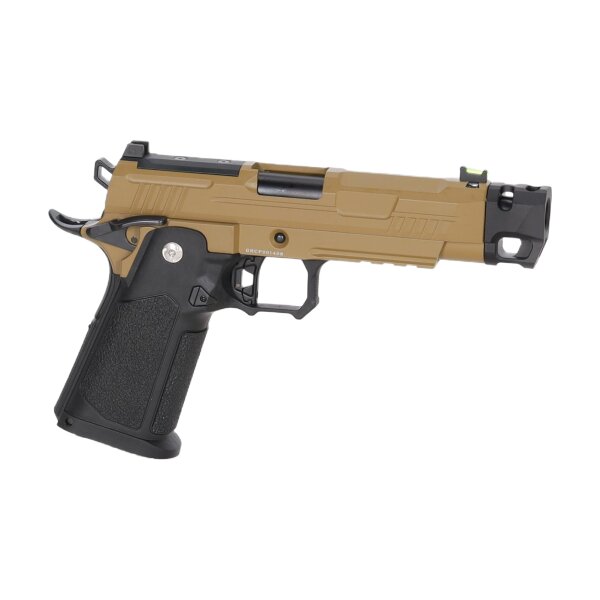 asgbox.pl - Pistolet ASG Arcturus Vanguard 4.3" Hi-Capa GBB Optics Ready z kompensatorem Half-Tan