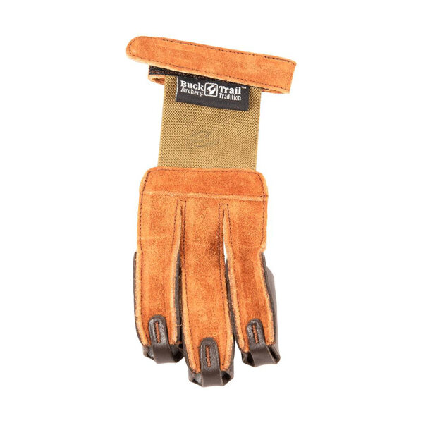 Traditree Suede Leather Shooting Gloves with Reinforcement - Medium