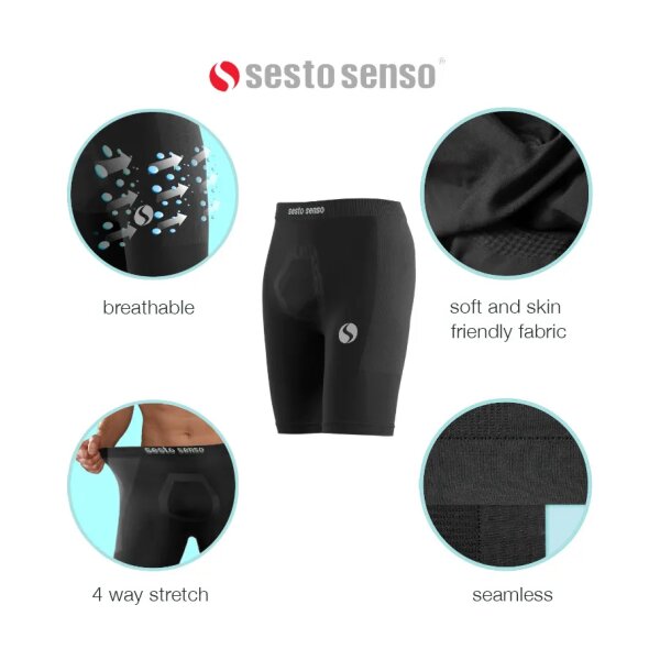 asgbox.pl - Spodenki termiczne Sesto Senso Thermo Active CL41 Czarne
