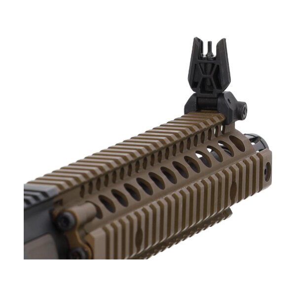 asgbox.pl - Daniel Defense MK18 SA-P19 PRIME BLDC Karabin szturmowy AEG 10.5" Chaos Bronze - OUTLET