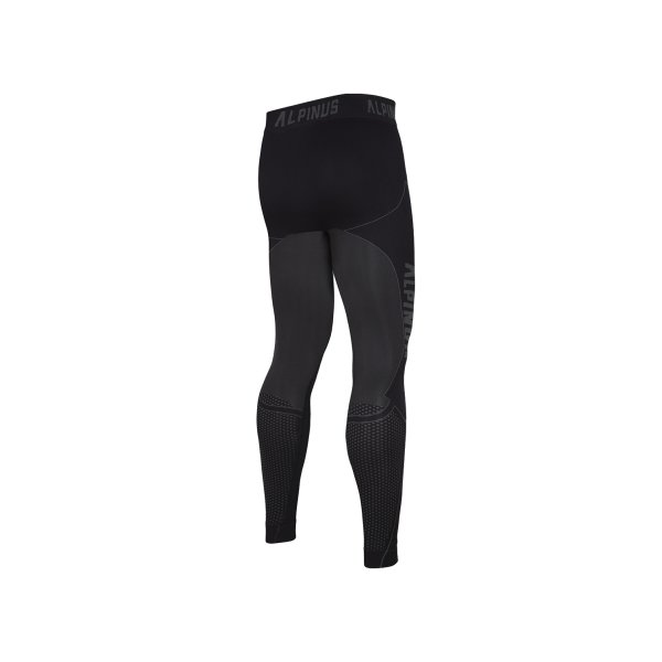 asgbox.pl - Spodnie termoaktywne męskie Alpinus Active Base Layer Czarno-Szary