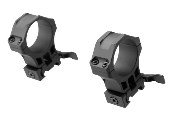 Leapers Accu-Sync  QR 34 mm Tube X-High Profile Scope Rings Black - obrazek 2