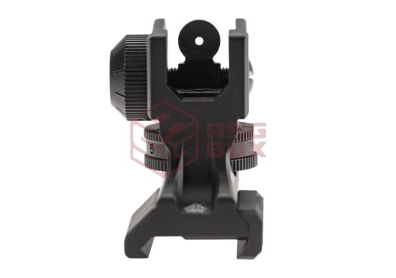 Leapers AR15 Super Slim Picatinny Rear Sight Black - obrazek 5