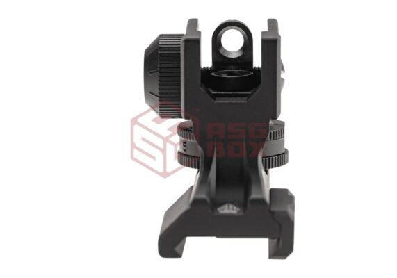 Leapers AR15 Super Slim Picatinny Rear Sight Black - obrazek 6