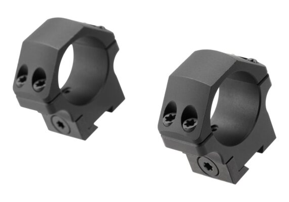Leapers P.O.I. Low Profile 30 mm Dovetail Rings Black - obrazek 2