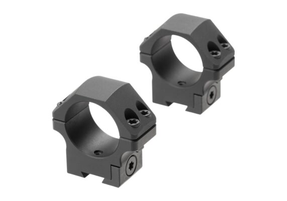 Leapers P.O.I. Low Profile 30 mm Dovetail Rings Black - obrazek 3